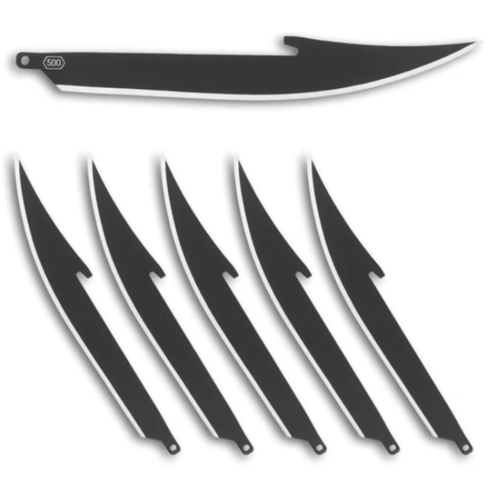 Outdoor Edge Outdoor Edge 5" Boning/Fillet Blk-Oxide Replacement Blades 6 Pk (RR50K-6)