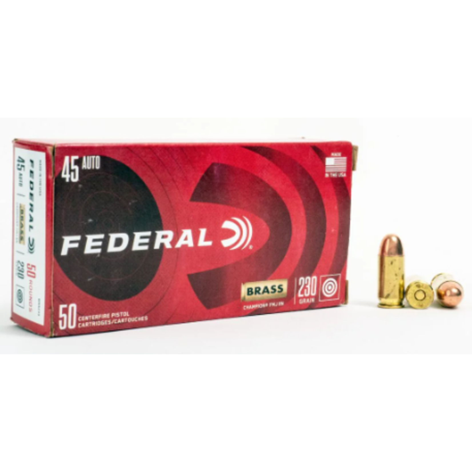 Federal Federal 45 Auto 230gr FMJ RN, 50rnds