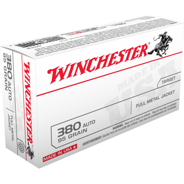 Winchester 380 Auto 95gr FMJ (Q4206) — Eagle Firearms