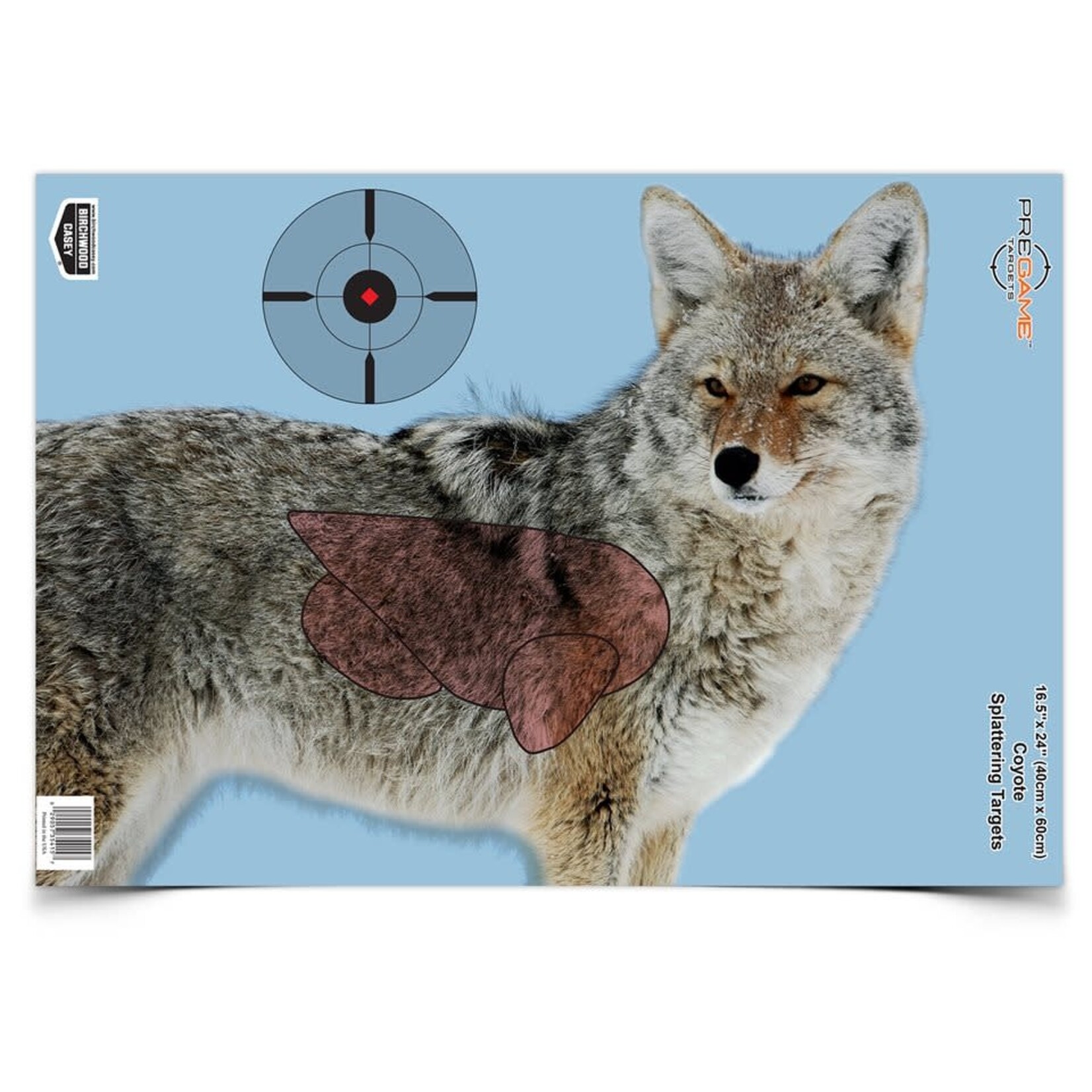 Birchwood Casey Pregame Splattering Coyote Target (35405)
