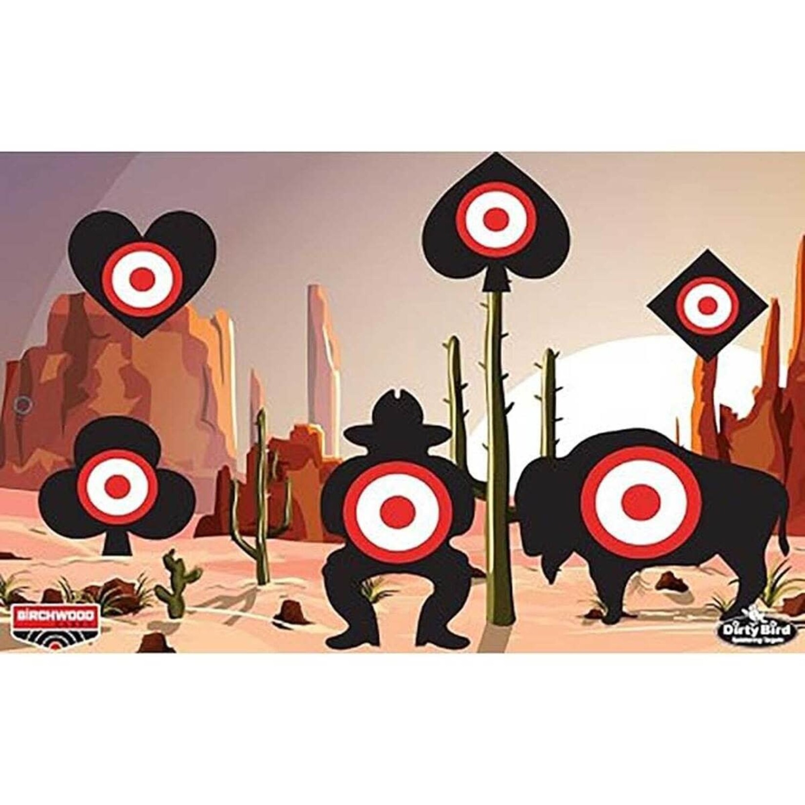 Birchwood Casey Birchwood Casey Dirty Bird Aces High Target 6pk