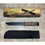 Frost Cutlery Combat Fighter III Knife 12" OAL Leather Handle