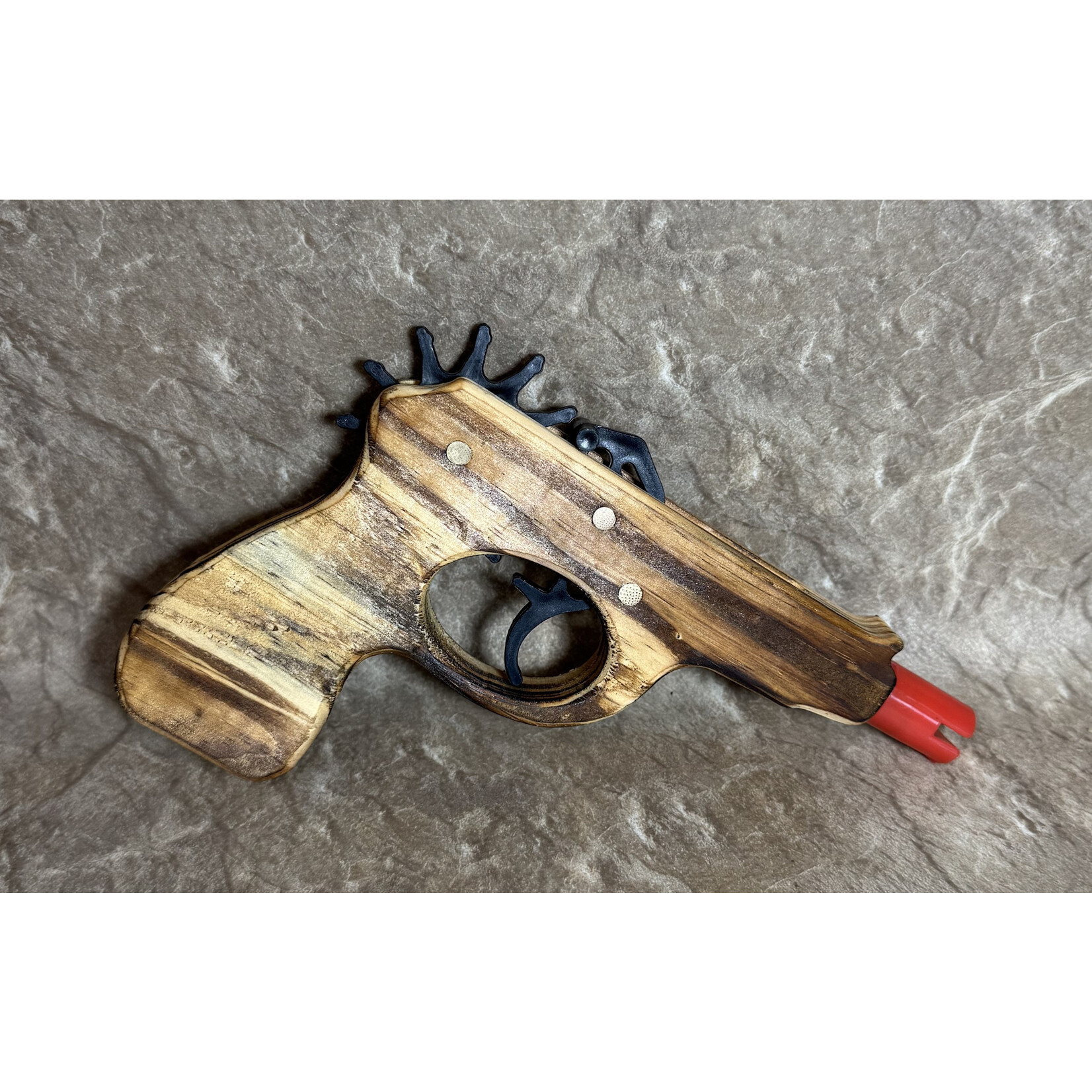 Mini Wooden Rubber Band Pistol