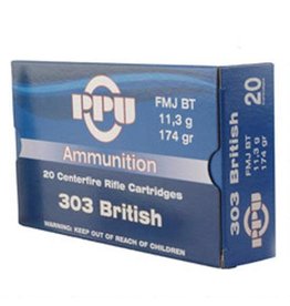 PPU PPU Rifle Line 303 British 174gr FMJ (PP303F)