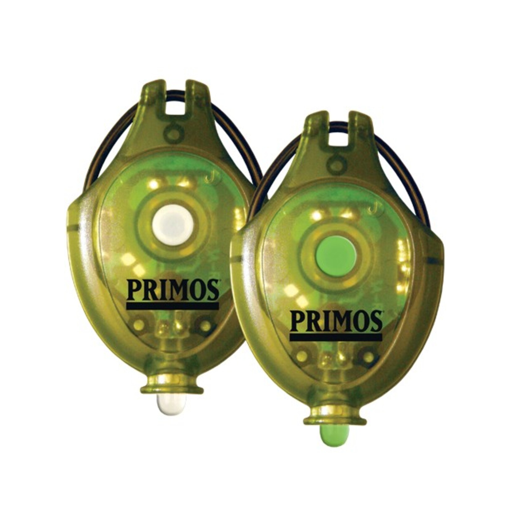 Primos Primos LED Cap Lights set 2, green, white light