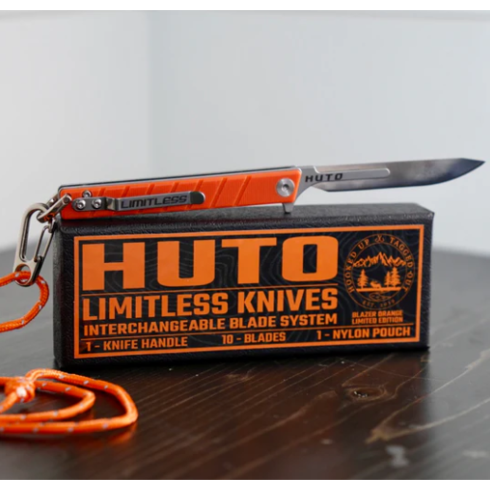 Huto Limitless Orange Folding Replacement Blade Knife