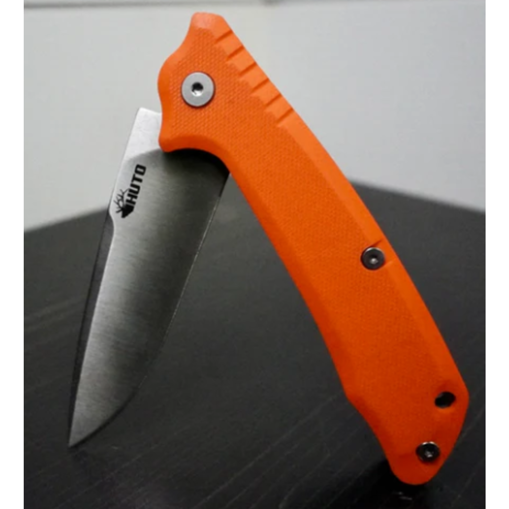 Huto Hunt Harder Folding Knife Orange