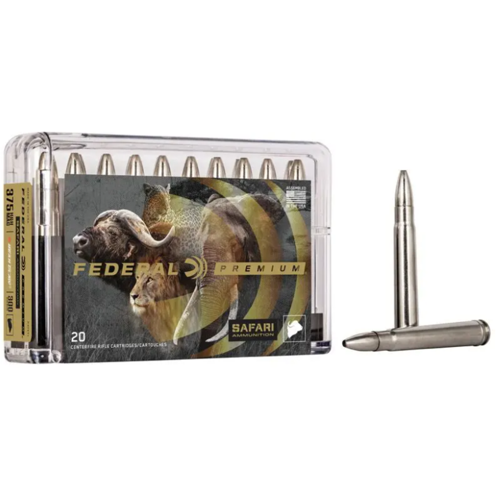 Federal Federal Premium 375 H&H Mag 300gr Trophy Bonded Bear Claw (P375T1)