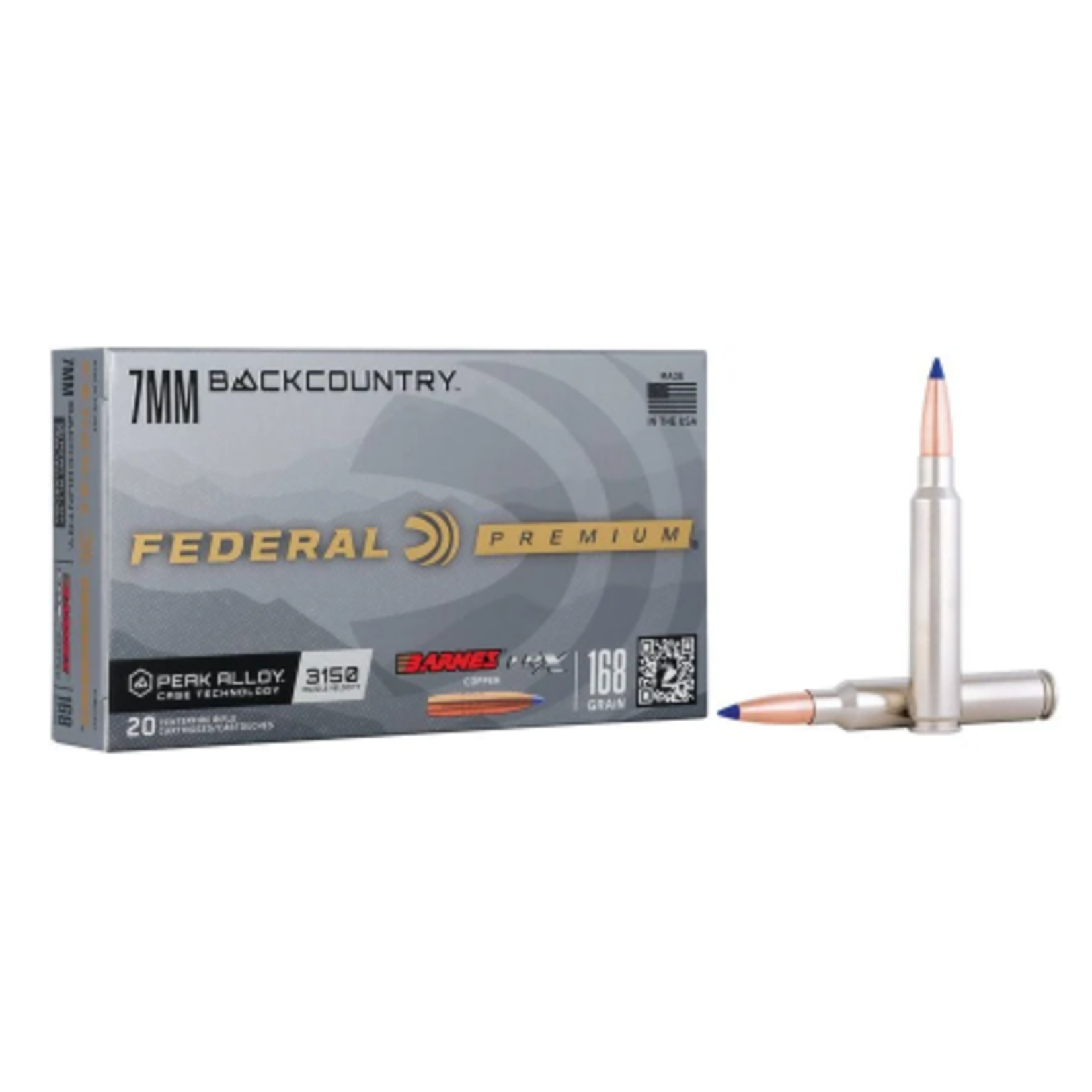 Federal Federal Premium 7mm Backcountry 168gr LRX (P7BCLRX1)