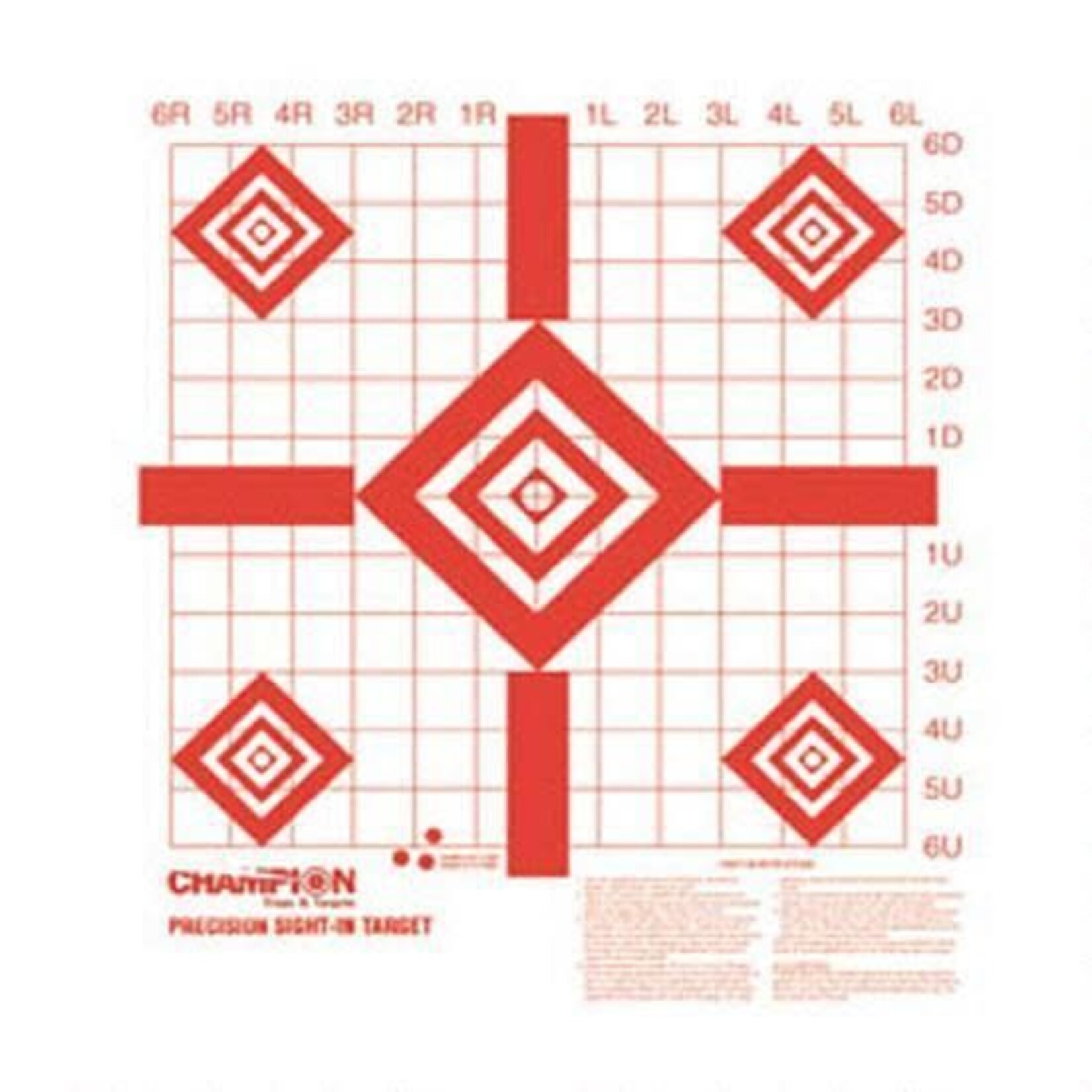 Champion Champion Redfield Style Targets 100 pk (47387)