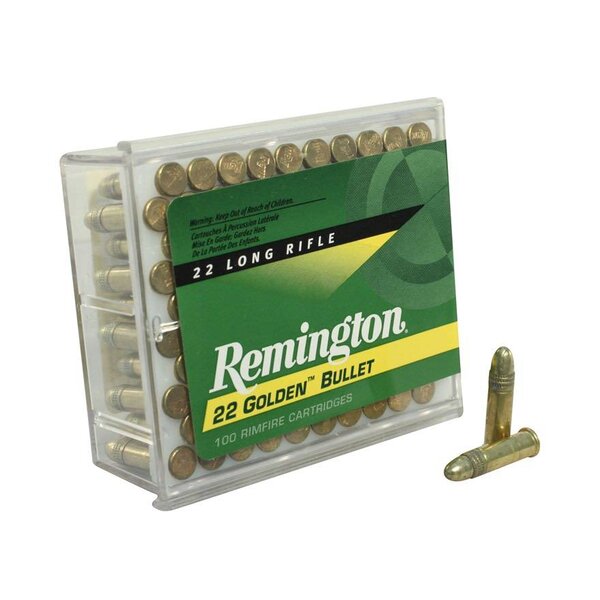 Remington 22 LR Golden Bullet 100rd box (21276) — Eagle Firearms