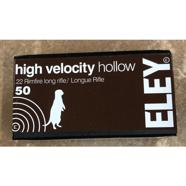 Eley High Velocity 22LR 38gr HP 50rd (05200) — Eagle Firearms