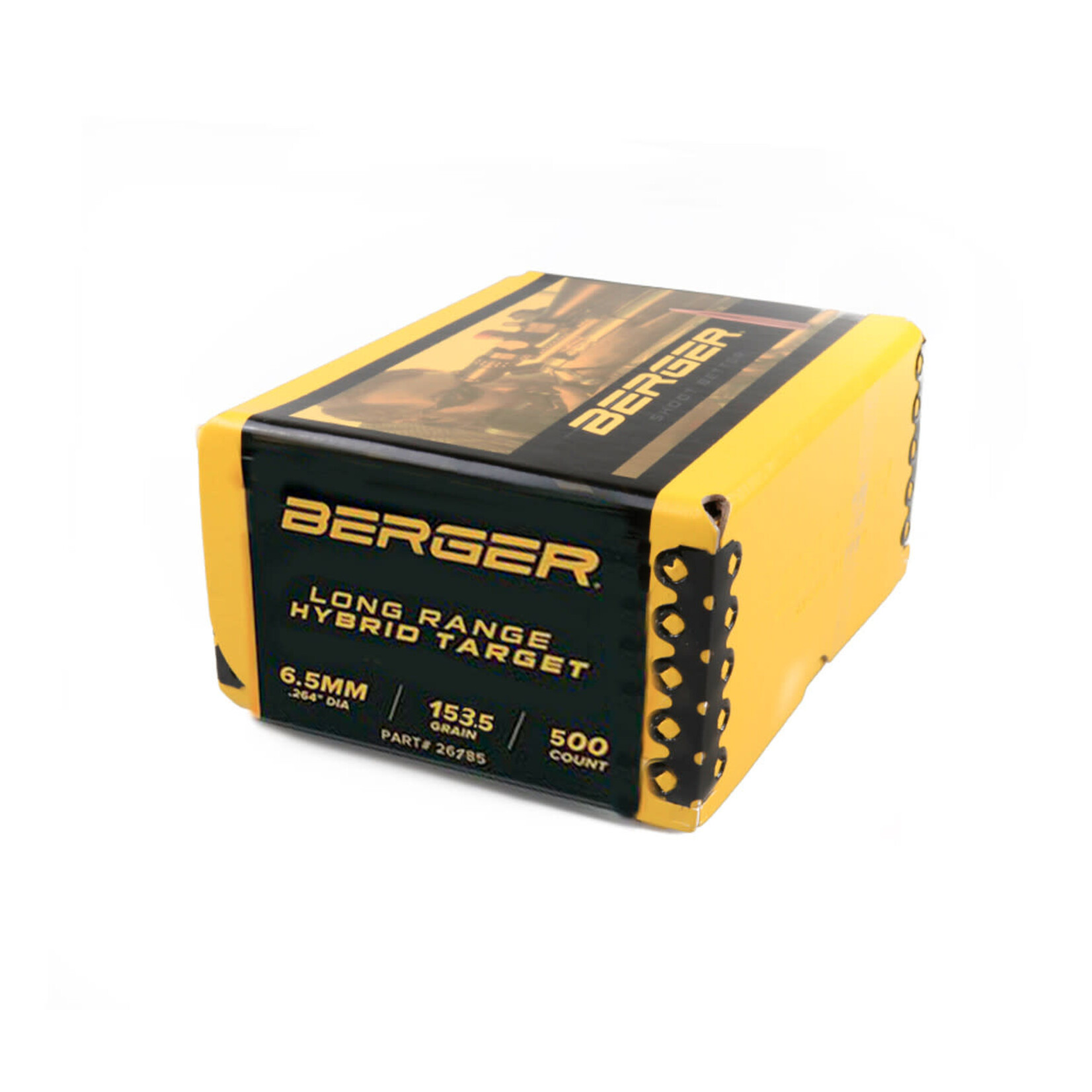 Berger Berger .264 dia. 6.5mm 153.5gr Long Range Hybrid Target 500ct. (26786)