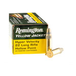 Remington Remington Yellow Jacket Hyper Velocity 22 LR 33gr TCHP 50rd box (21074)