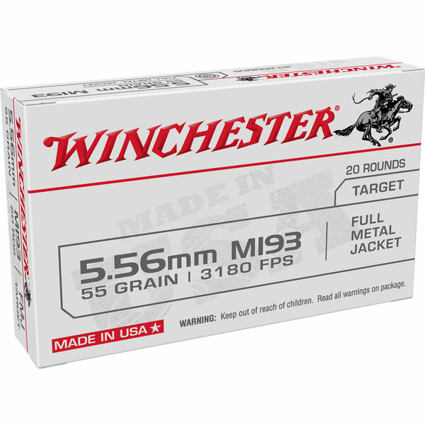 Winchester 5.56mm 55gr FMJ (WM193K) — Eagle Firearms
