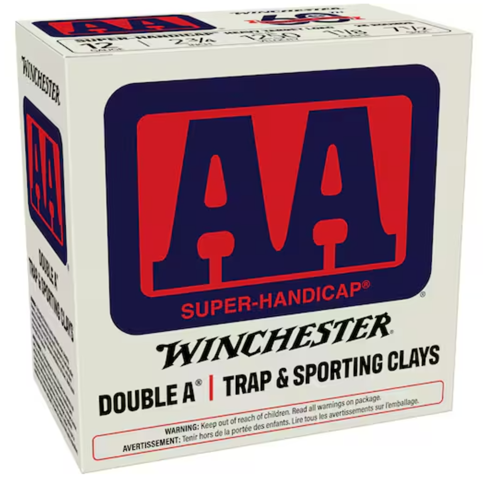 Winchester Winchester AA Trap & Sporting Clays 12ga 2.75", 1 1/8oz #8 (AA128)