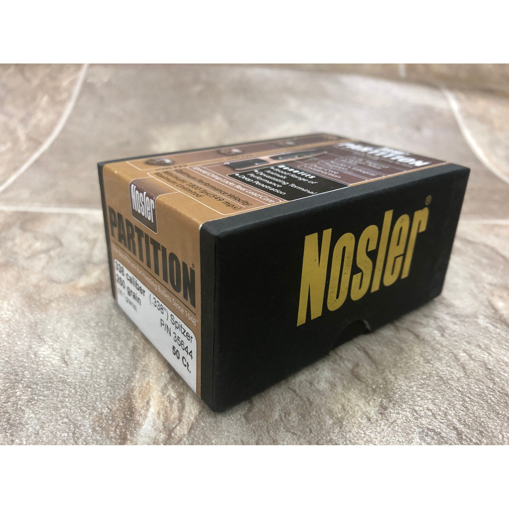 Nosler Nosler .338 dia 338Cal 250gr Partition 50ct (35644)