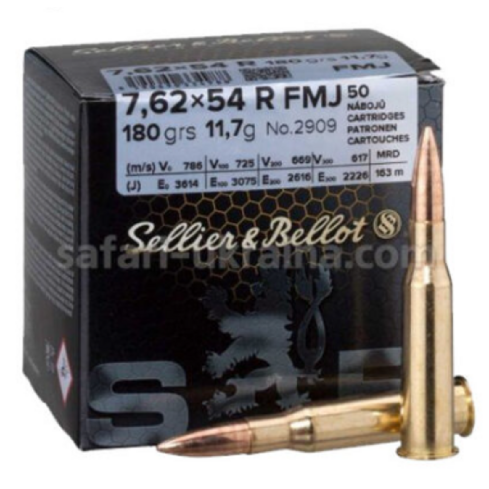 Sellier & Bellot Sellier & Bellot 7.62x54R 180gr FMJ 50rds