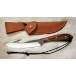 Grohmann Knives Grohmann Survival Guthook w/ResinHandle & Leather Sheath /Steel (X4SGS)