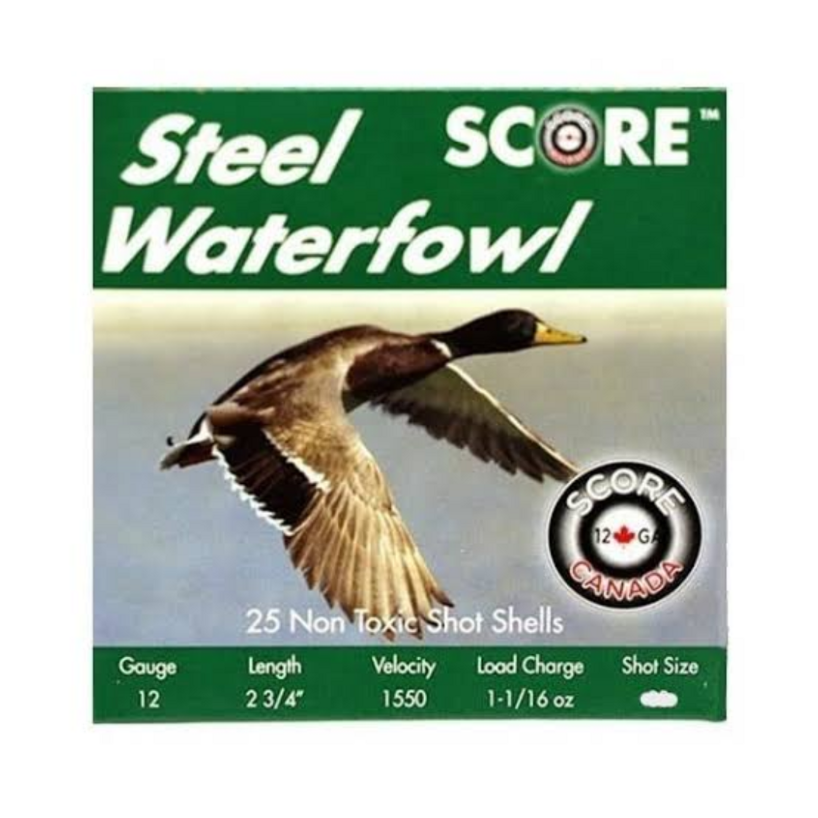 Score Score Steel 12GA, 2 3/4", 1 1/16oz, #4, 1550 fps
