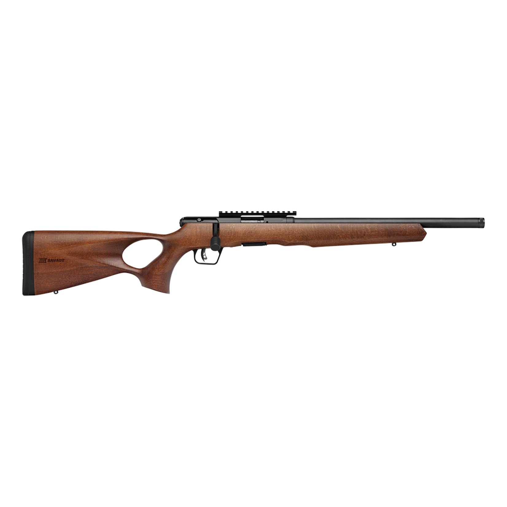 Savage Arms Savage B22 Timber Thumbhole 22 LR 16.5" HB (70217)