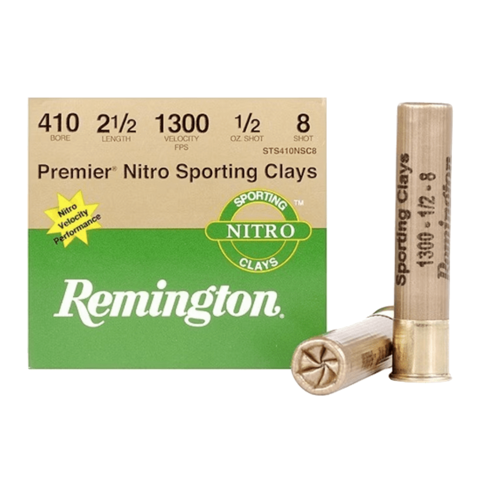 Remington Remington Premier Nitro Sporting Clays 410ga 2 1/2", 1/2oz #8 (28879)