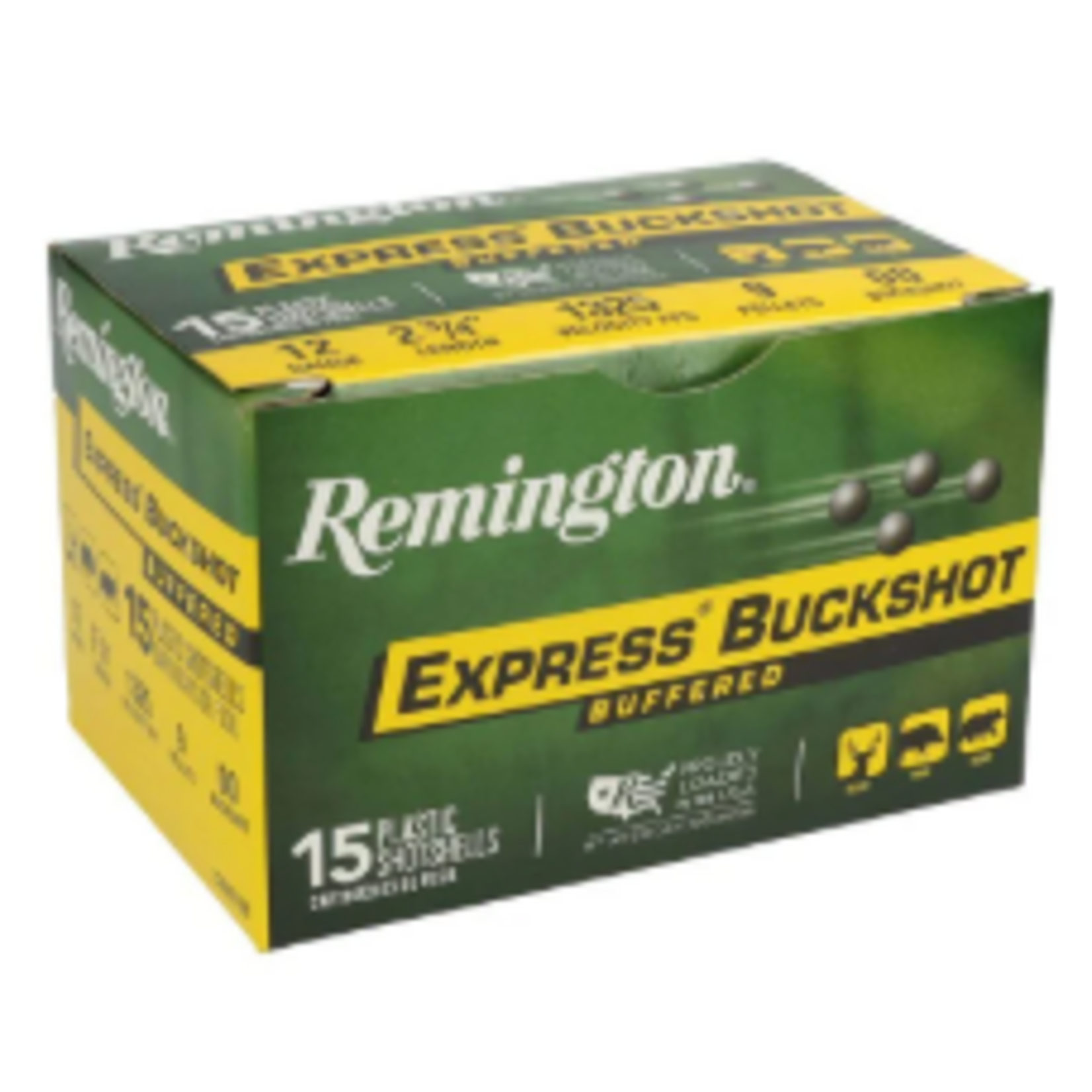 Remington Remington 12ga 2 3/4", 00 Buckshot 15rds. (26876)