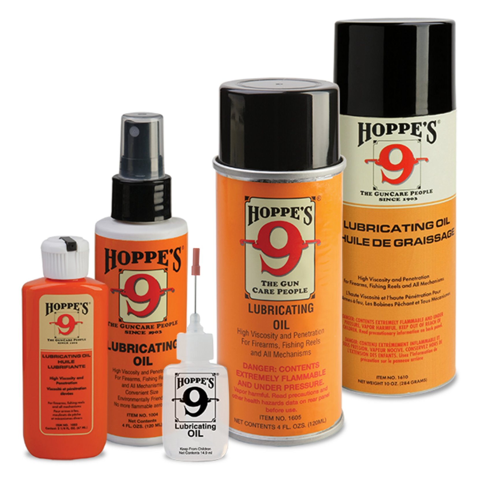 Hoppes No. 9 Hoppe's No. 9 Lubricating Gun Oil 2.25 oz Squeeze Bottle
