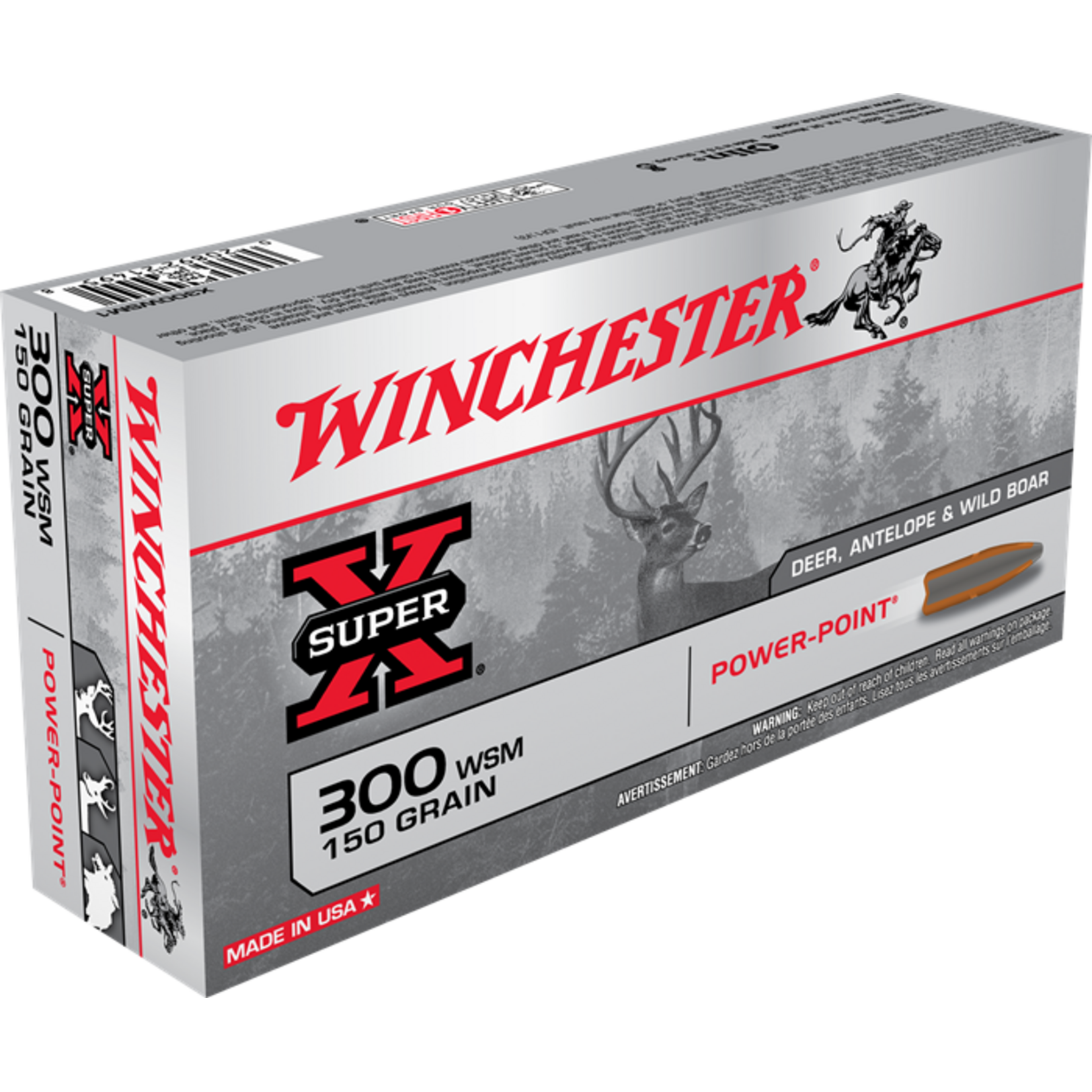 Winchester Winchester 300 WSM 150gr Power-Point (X300WSM1)