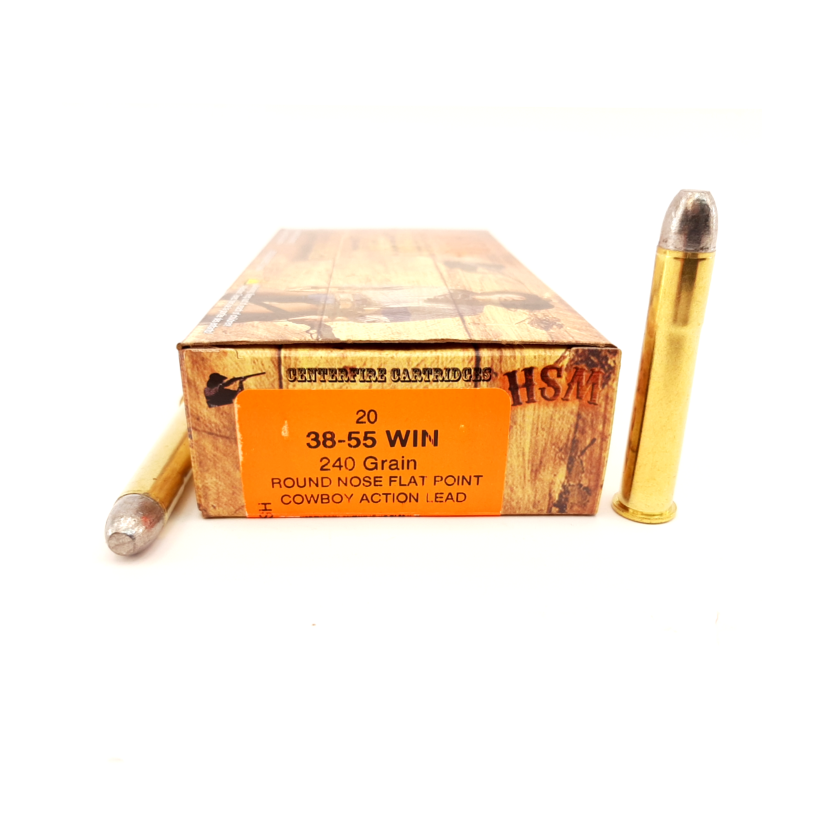 HSM HSM 38-55 Win 240gr RNFP Lead 20rd