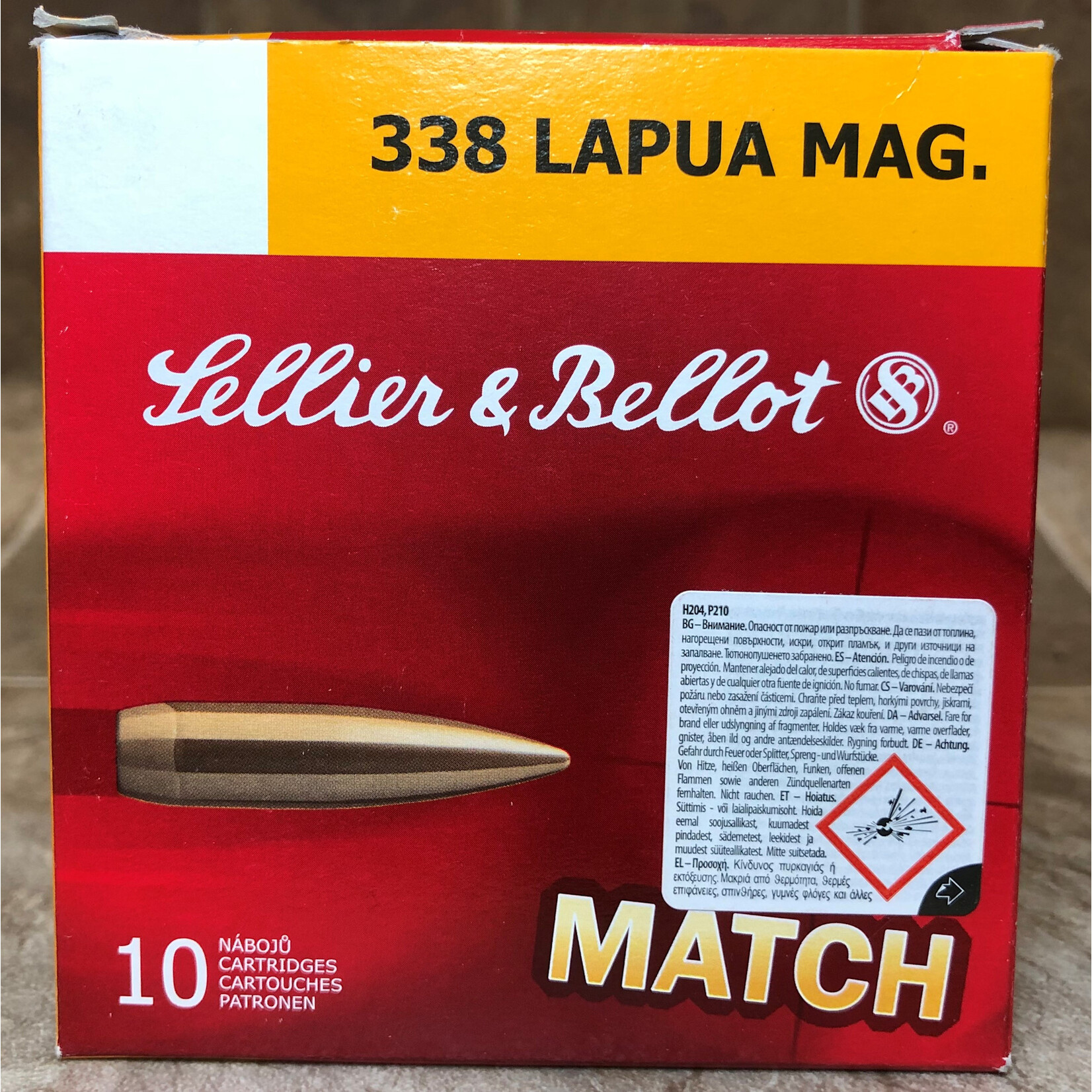Sellier & Bellot Sellier & Bellot 338 Lapua 250gr HPBT 10rds (340402)