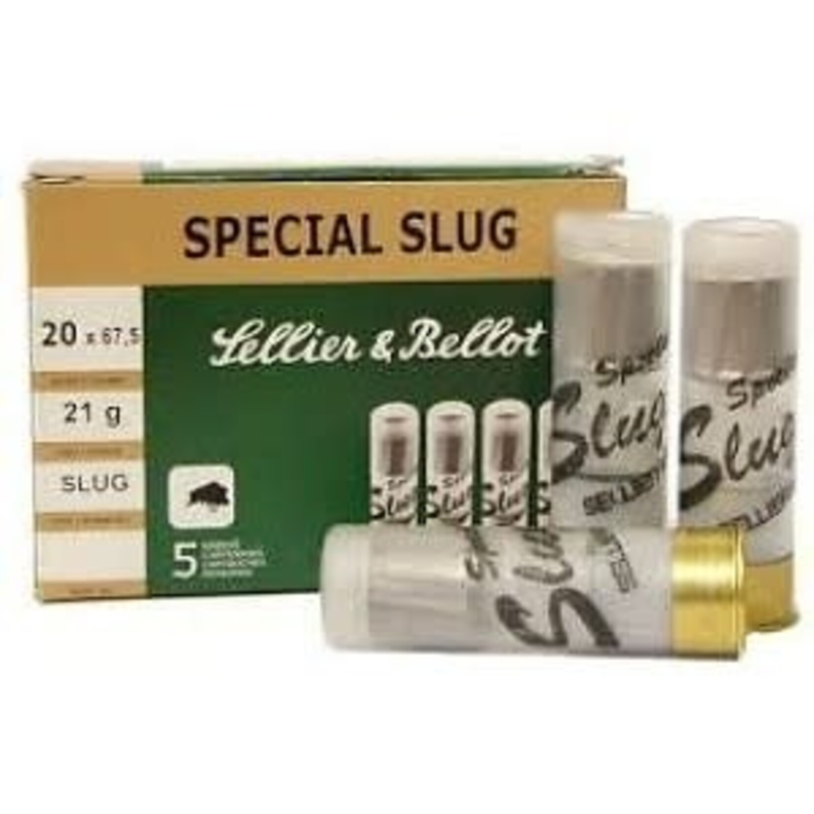 Sellier & Bellot Sellier & Bellot 16ga 2 3/4", 27g Slug 5rds