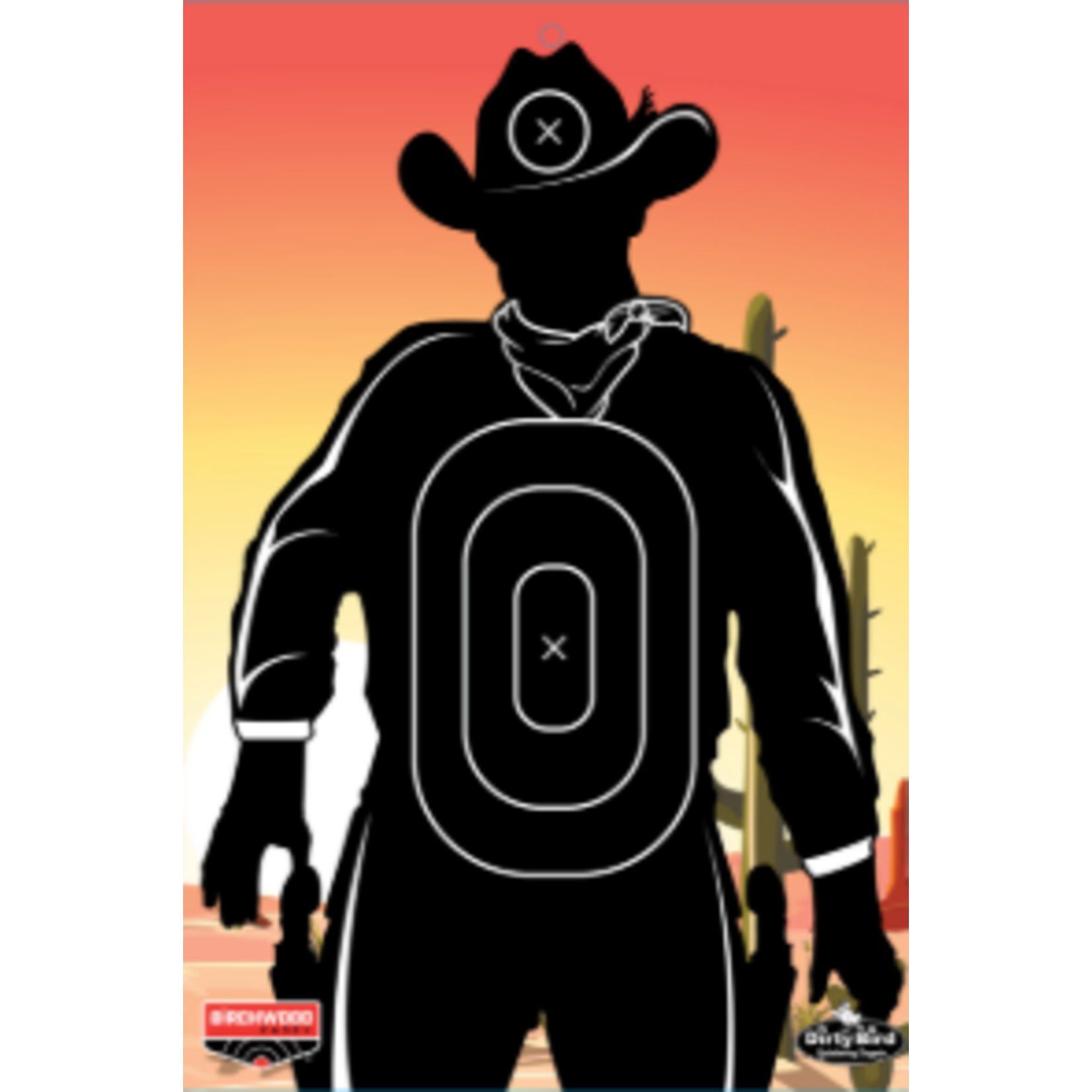 Birchwood Casey Birchwood Casey Dirty Bird Gunslinger Skyline Target 12x18 6pk (35771)