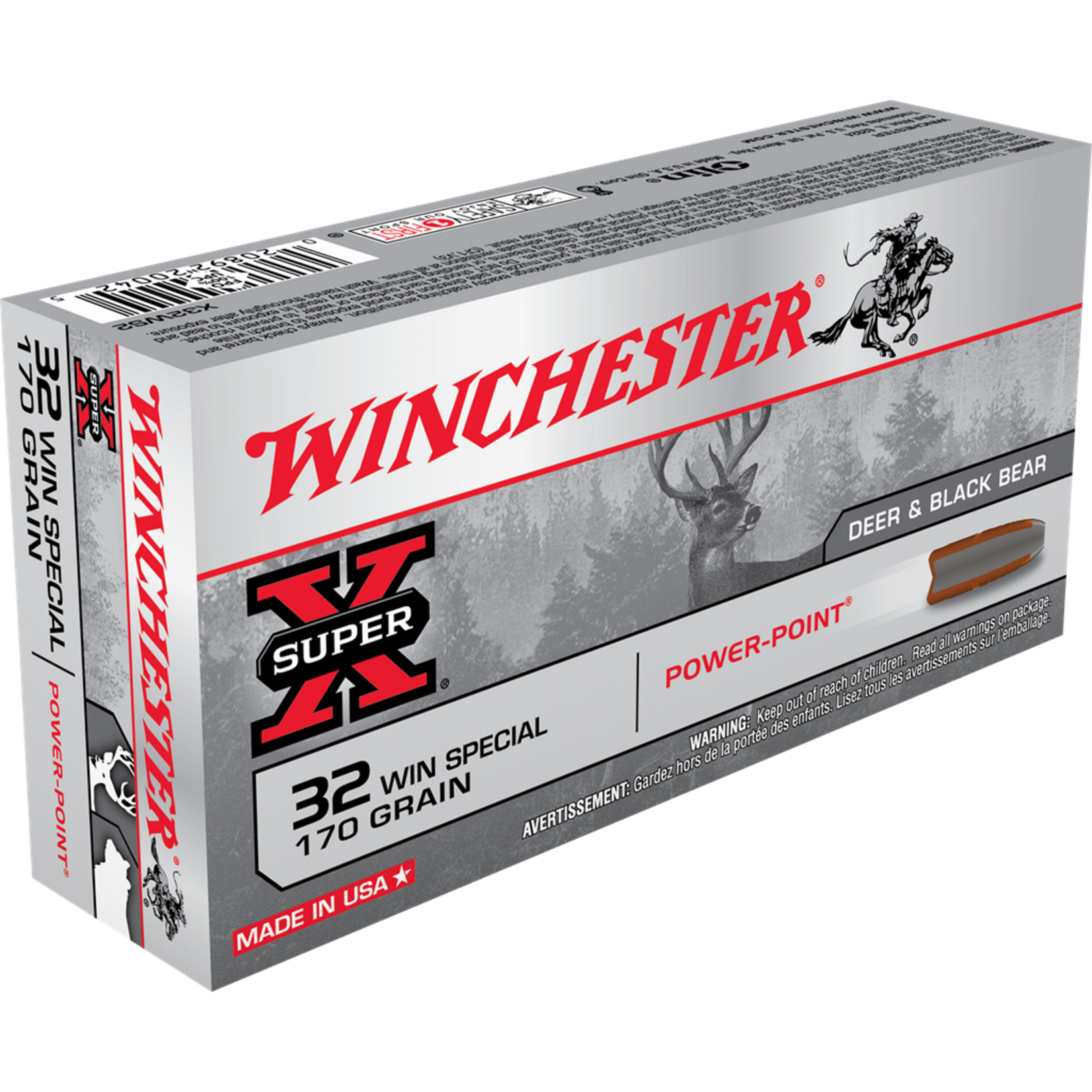 Winchester Winchester 32 Win Special 170gr Power Point (X32WS2)