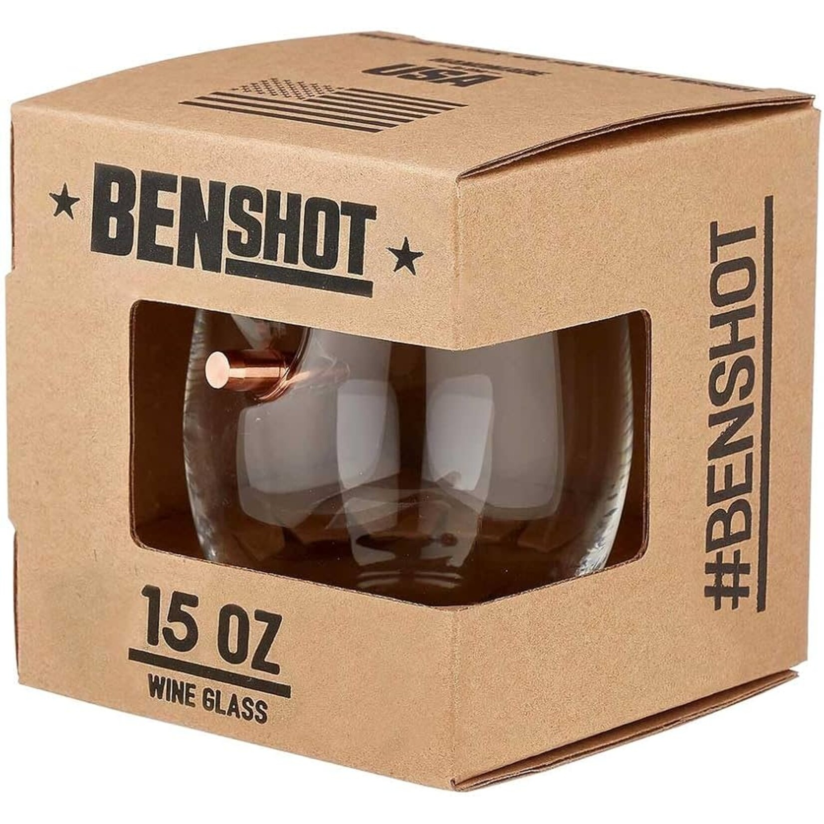BenShot 308 Wine Glass 15oz.