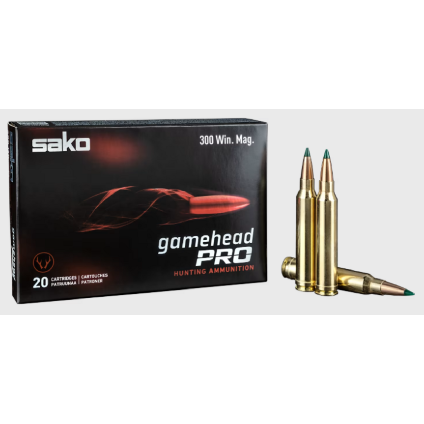 Sako Sako Gamehead Pro 308 Win 150gr Tipped GameKing 20rnds