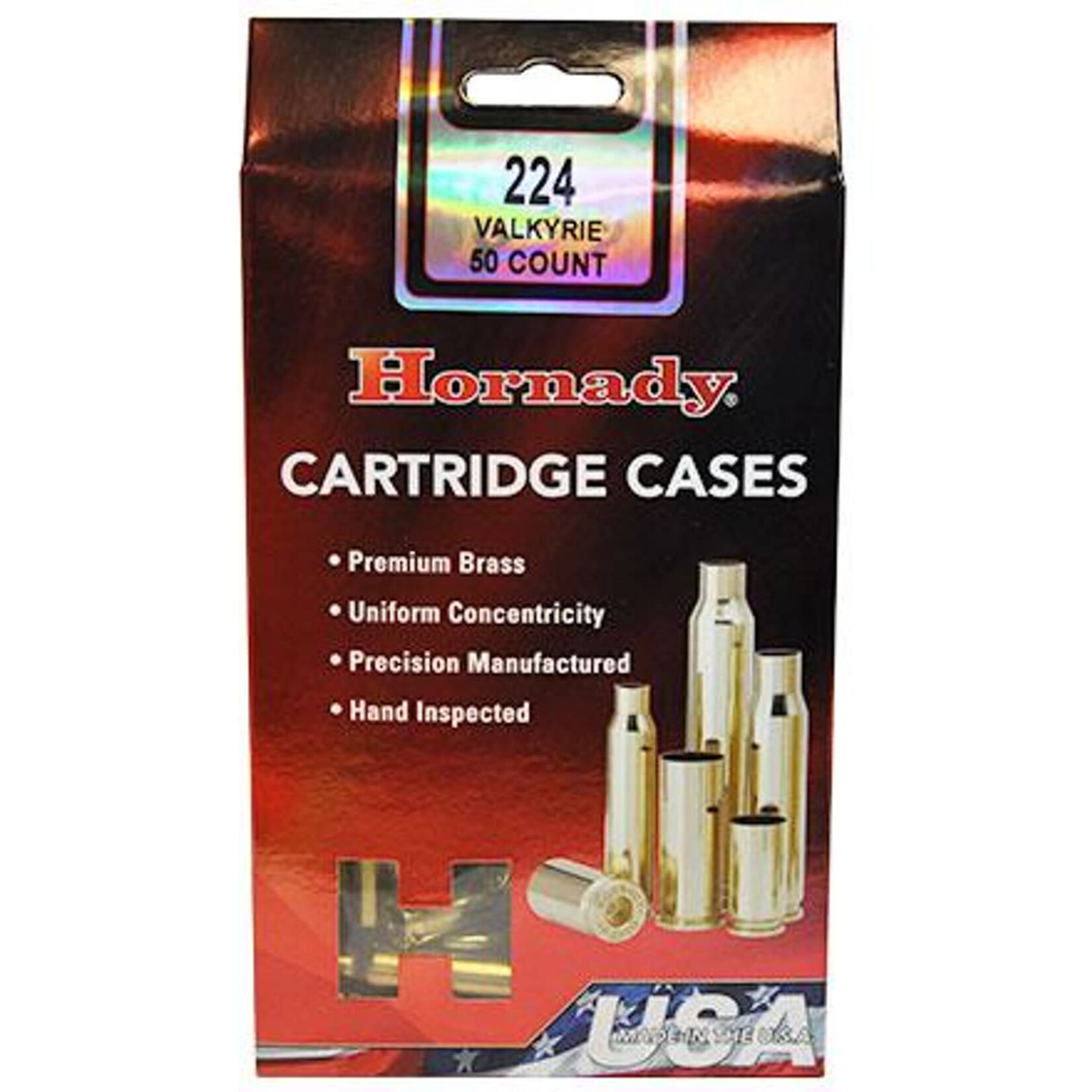 Hornady Hornady 224 Valkyrie Unprimed Brass 50ct. (8618)