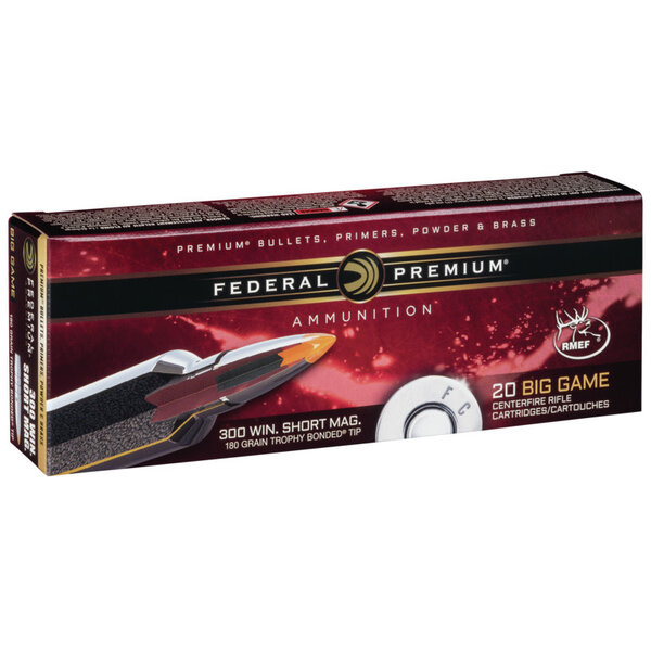 Federal Premium 300 WSM 180gr Trophy Bonded Tip (P300WSMTT1) — Eagle Firearms