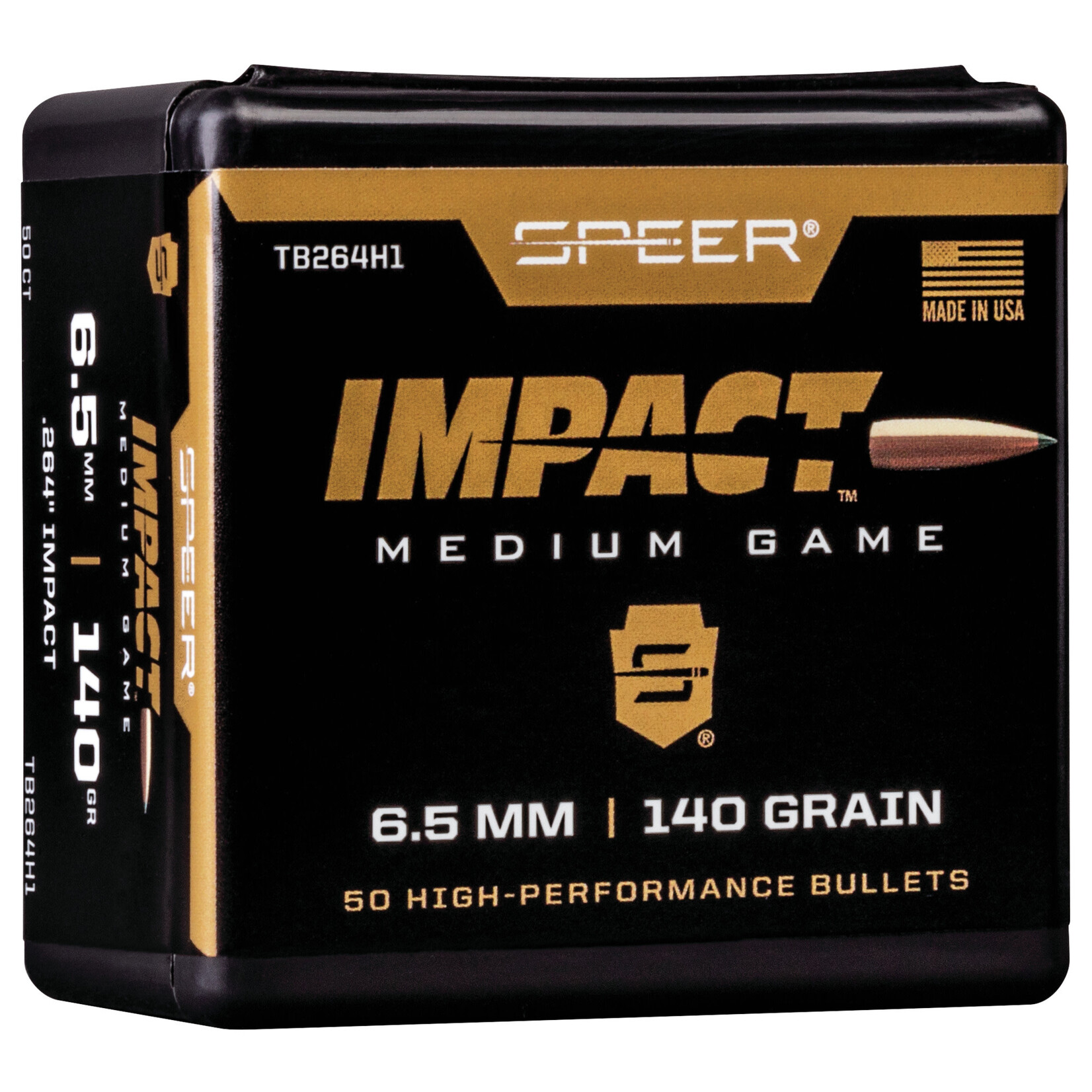 Speer Speer .264 dia. 6.5mm 140gr Impact 50ct. (TB264H1)