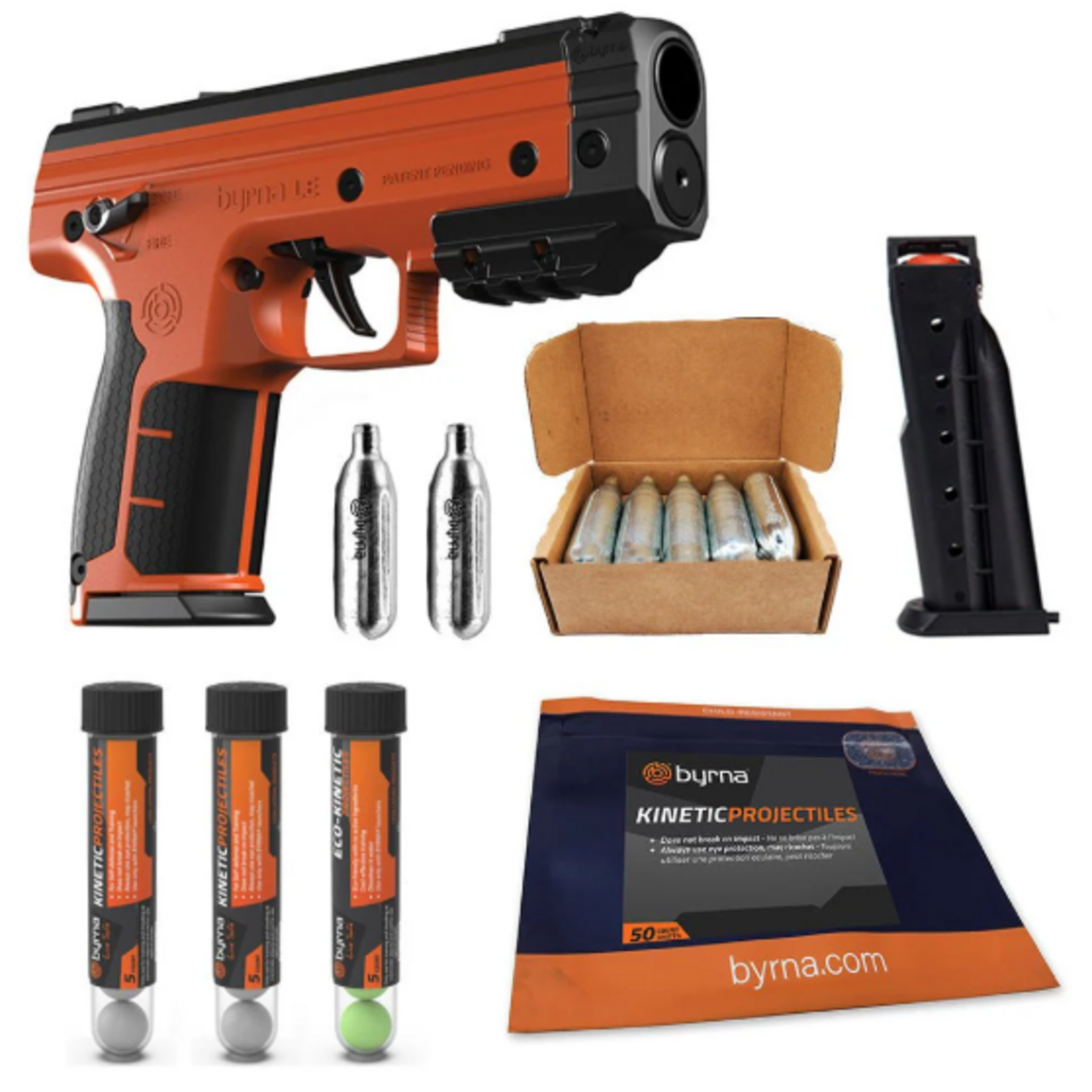 Byrna Byrna LE Pistol Canada Kit, Orange