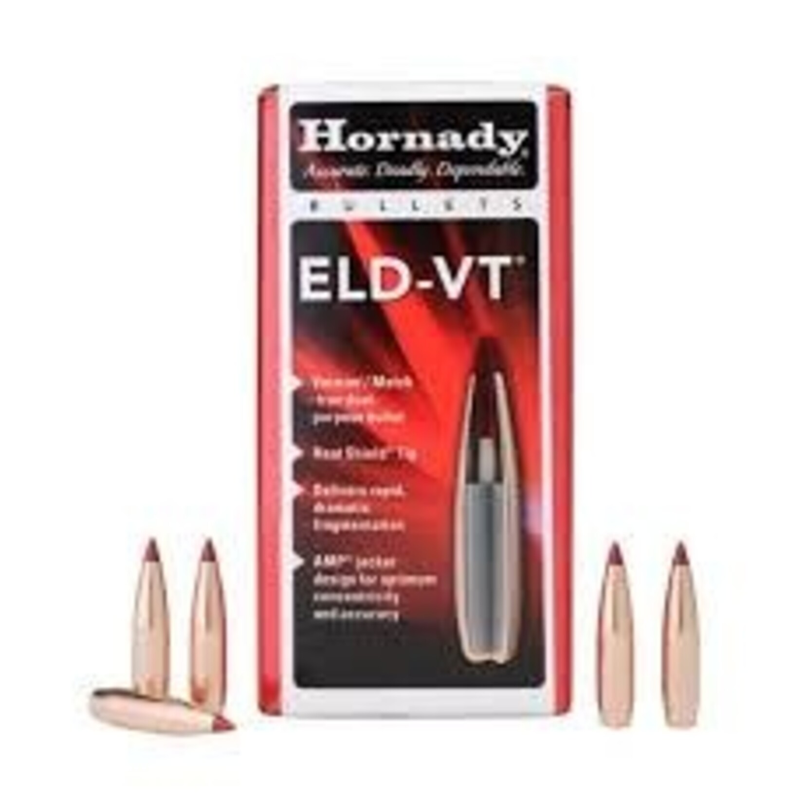 Hornady Hornady .224 dia. 22cal 62gr ELD-VT 100ct. (22762)