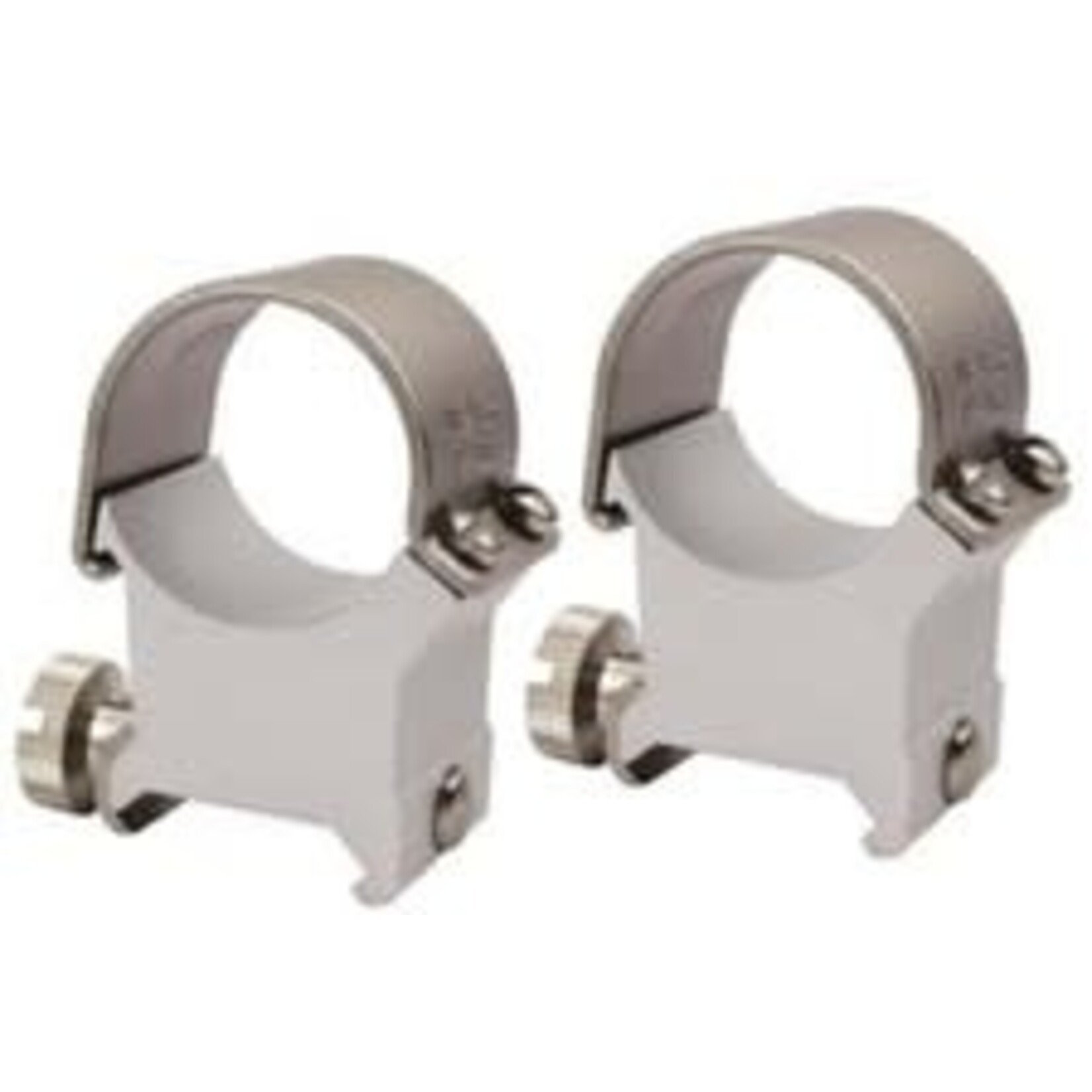 Weaver Weaver Top Mount 1" Extra High Silver Rings (49036)