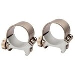 Weaver Weaver Top Mount 1" Low Silver Rings (49034)
