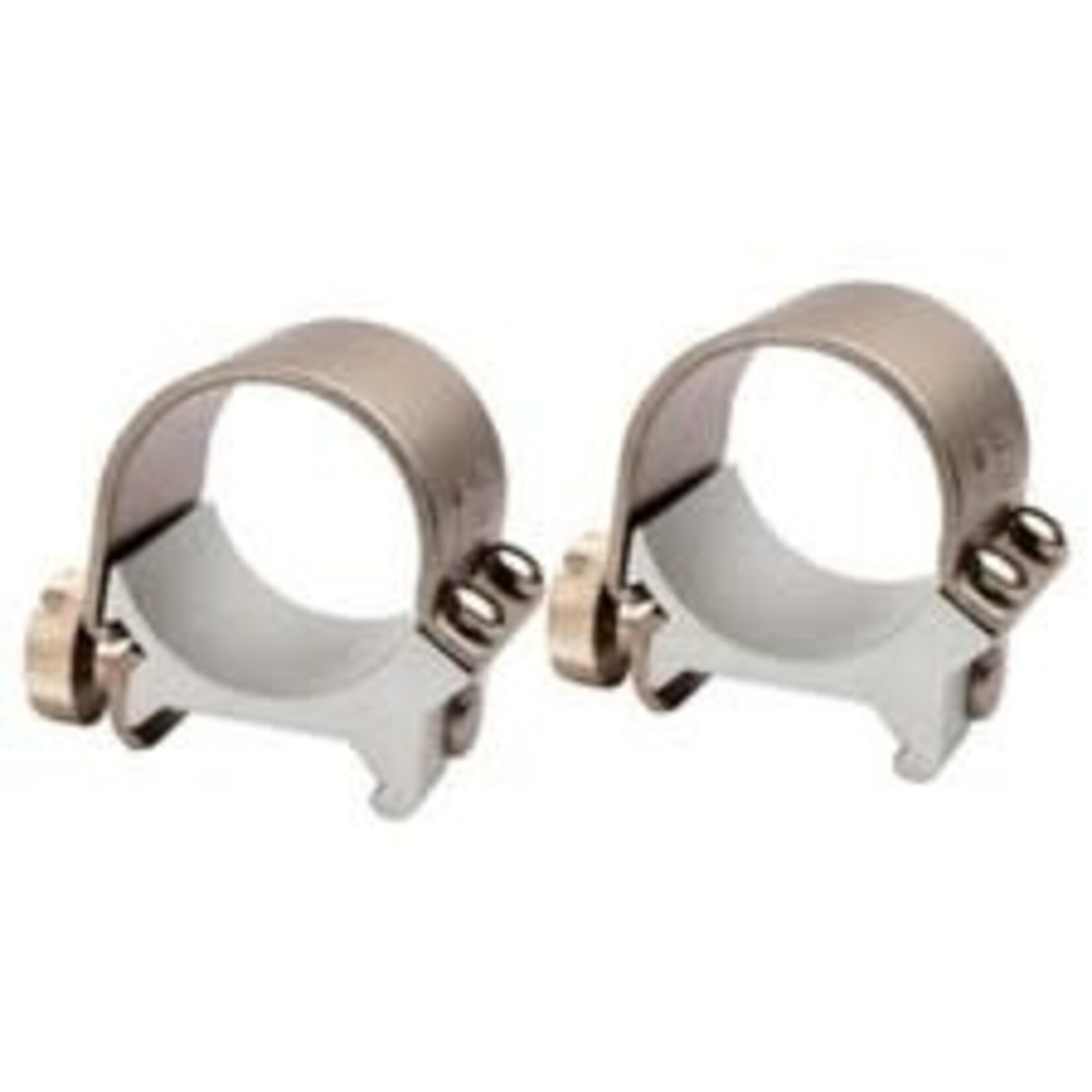 Weaver Weaver Top Mount 1" Low Silver Rings (49034)