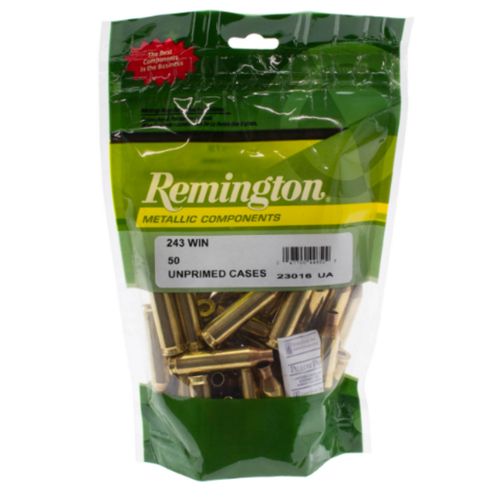 Remington Remington 243 Win Unprimed Brass 50ct. (23016)