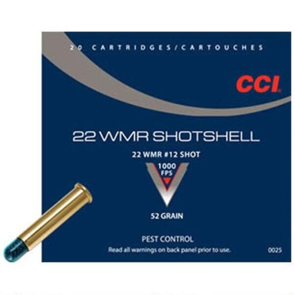 CCI Maxi Mag Shotshell 22 WMR #12 Shot 20rds. (0025) — Eagle Firearms
