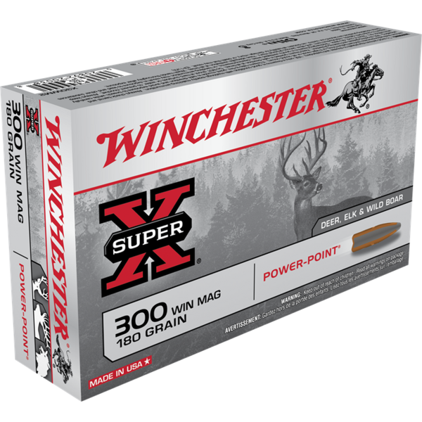 Winchester 300 Win Mag 180gr Powerpoint (X30WM2) — Eagle Firearms