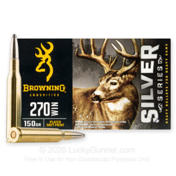 Browning Silver 270 Win 150gr SP (B192602701) — Eagle Firearms