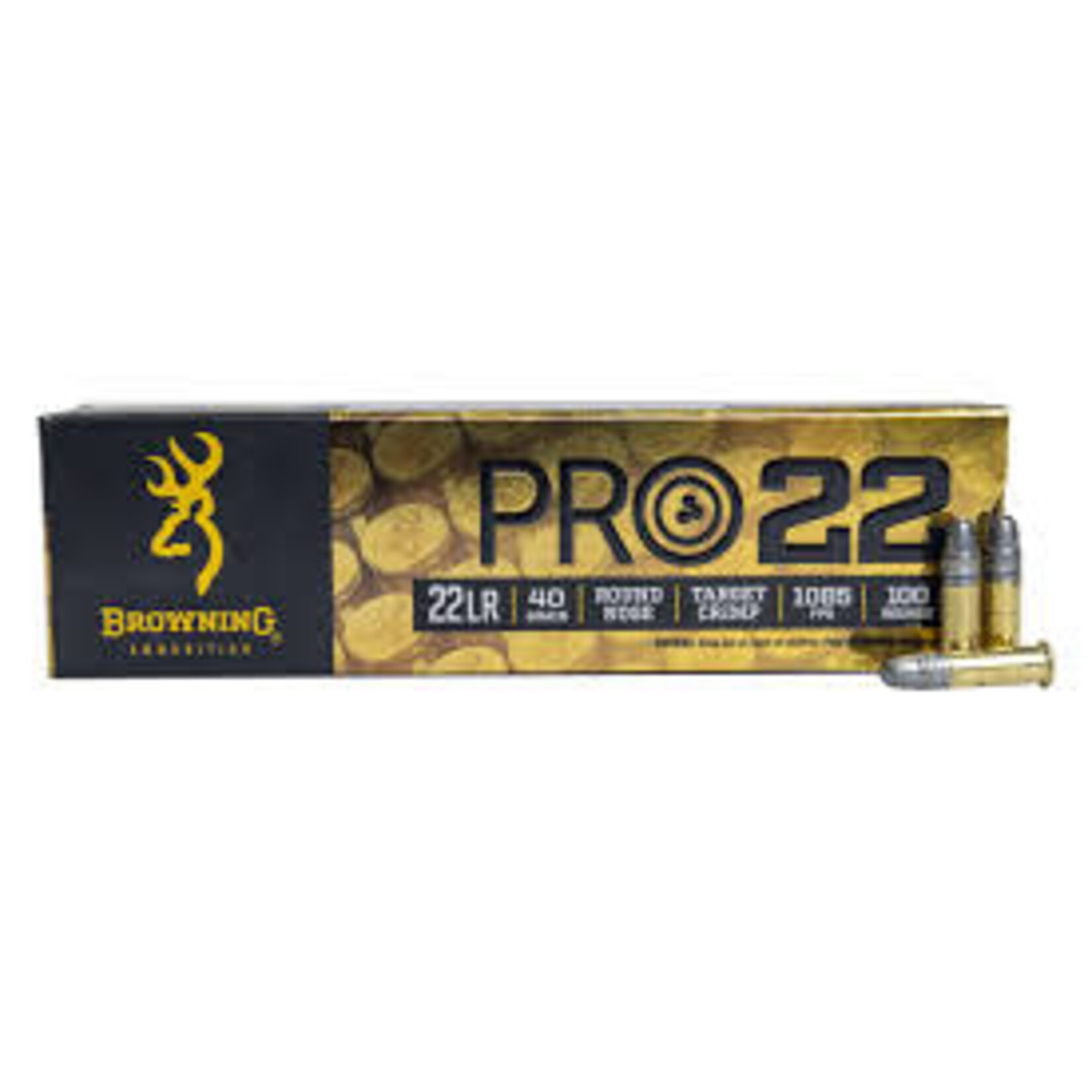 Browning Browning Pro22 22LR 40gr LRN 100rds. (B194122101)