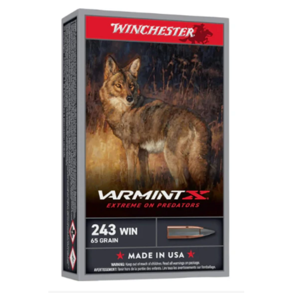 Winchester 243 Win 65gr Varmint X (X243PXP) — Eagle Firearms